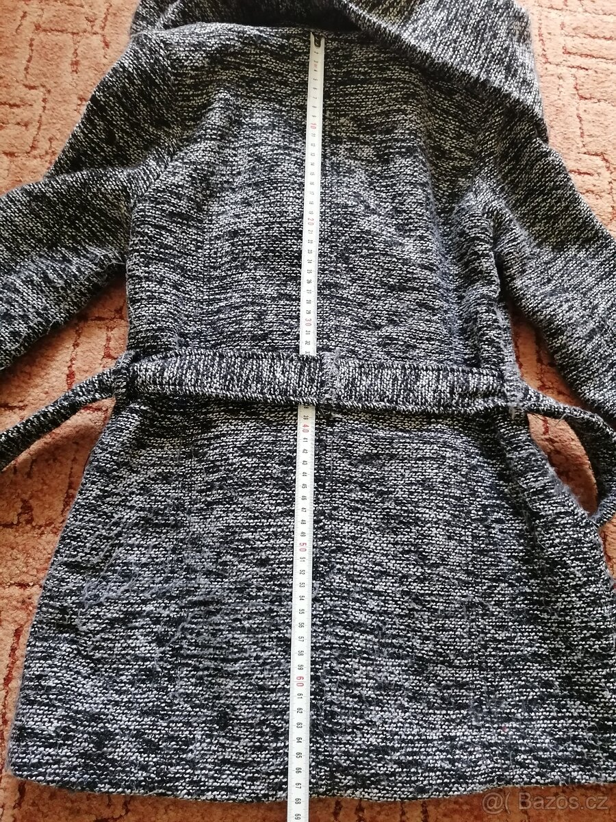 Dámský melírovaný kabátek s kapucí - 10