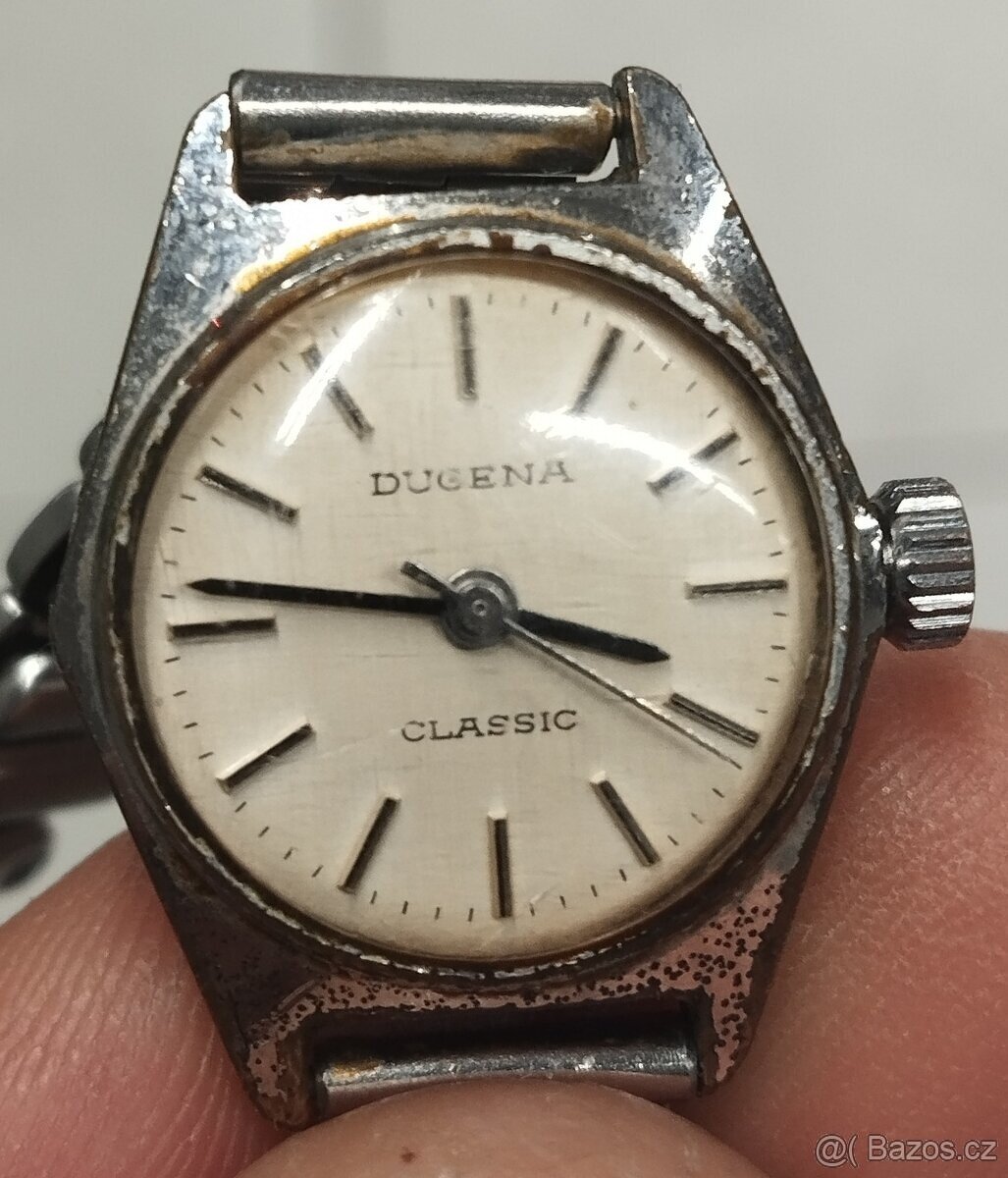 Starožitné dámské mechanické hodinky DUGENA Classic 👍👍👍 - 10