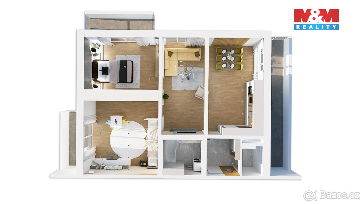 Prodej bytu 3+kk, 103 m², Plzeň, ul. Na Průhonu - 10