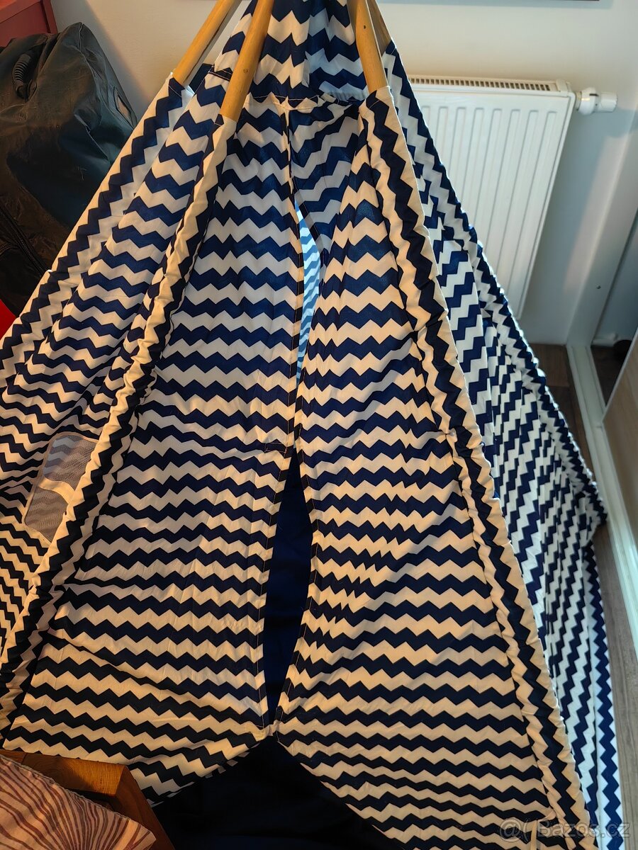 Dětský stan /teepee do pokojíčku Zig Zag - 10