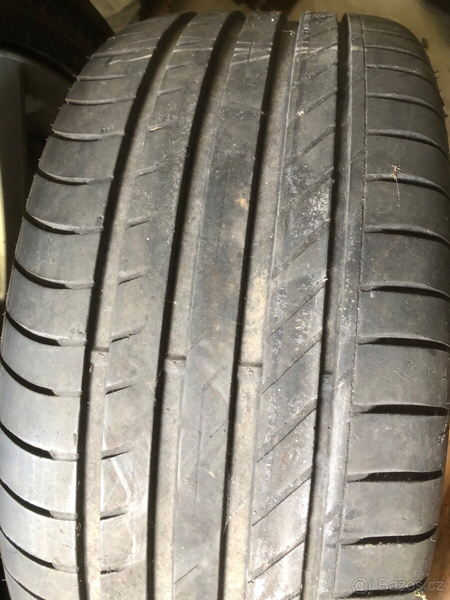 VW originál alu kola 7,5Jx17 s pneu,pěkny stav - 10