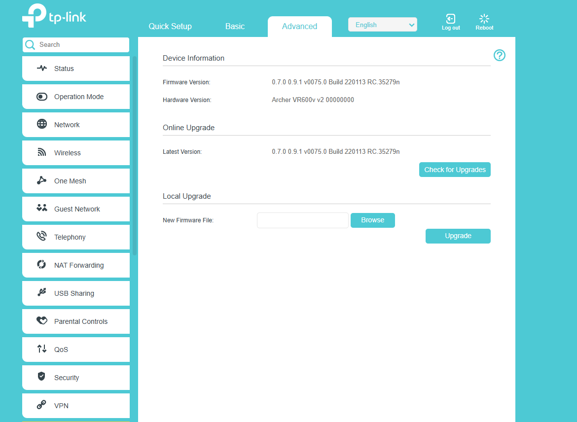 ADSL & VDSL Modem & Router TP-Link Archer VR600v - 10