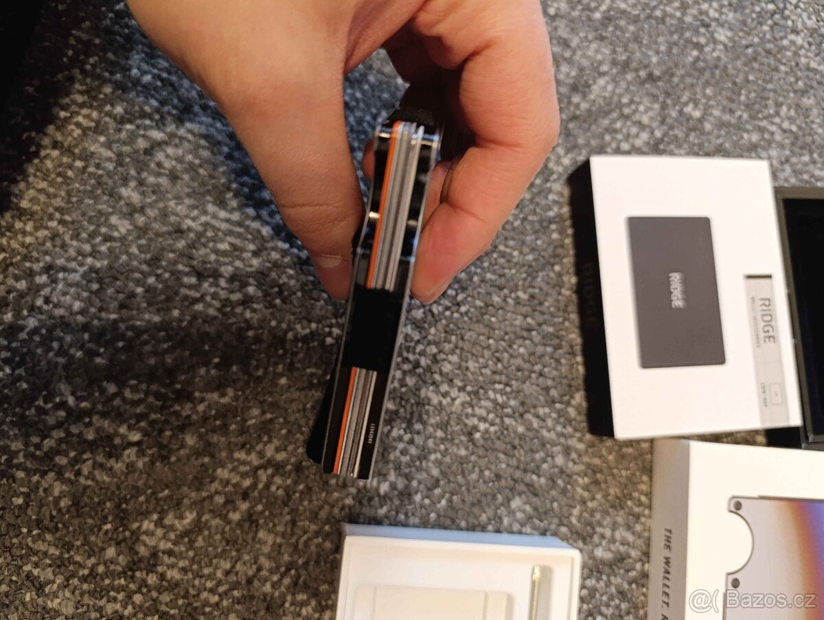 Ridge Wallet Burnt titanium - 10