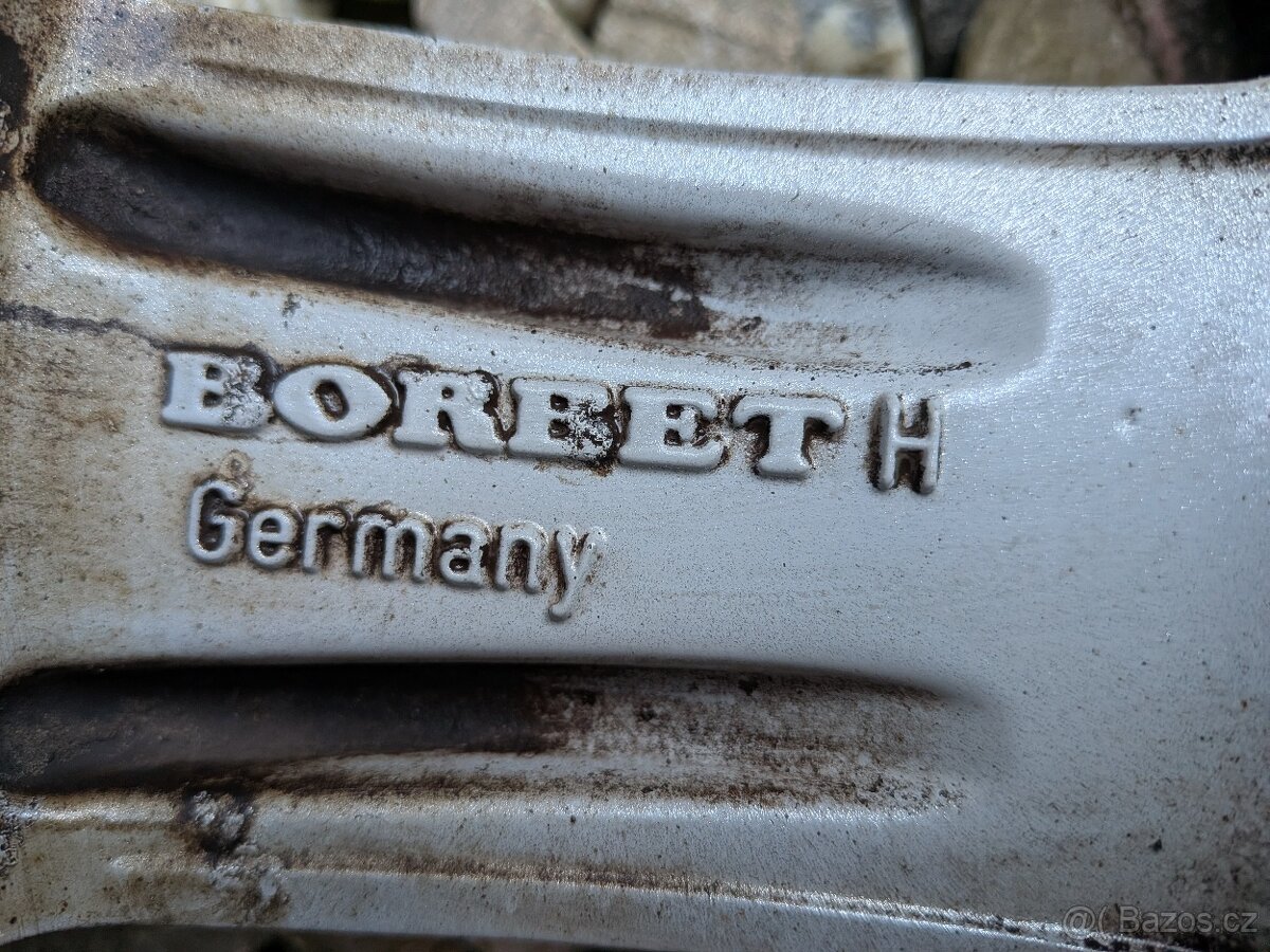 ALU disky Borbet 7Jx16 ET40 + zimní pneu 205/55 R16 - 10