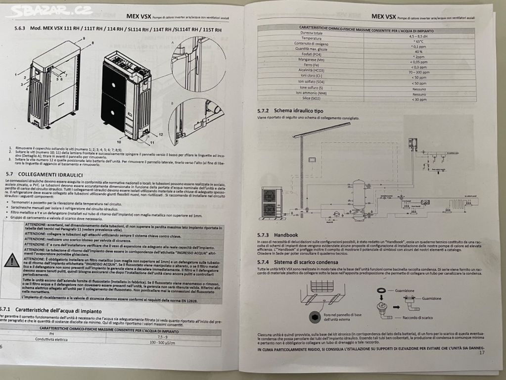 Tepelné čerpadlo vzduch voda 10kw nová sestava - 10