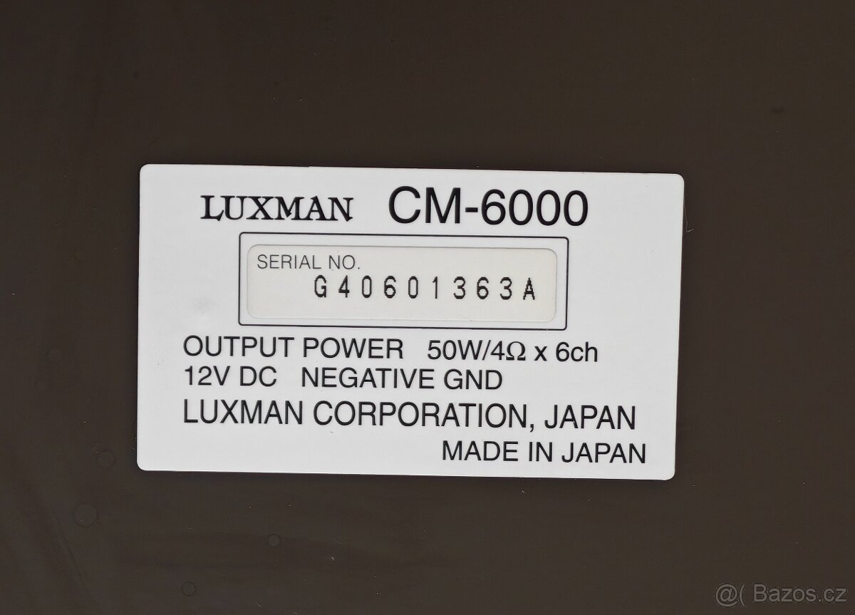 Zesilovač do auta Luxman CM-6000 Limited edition - 10