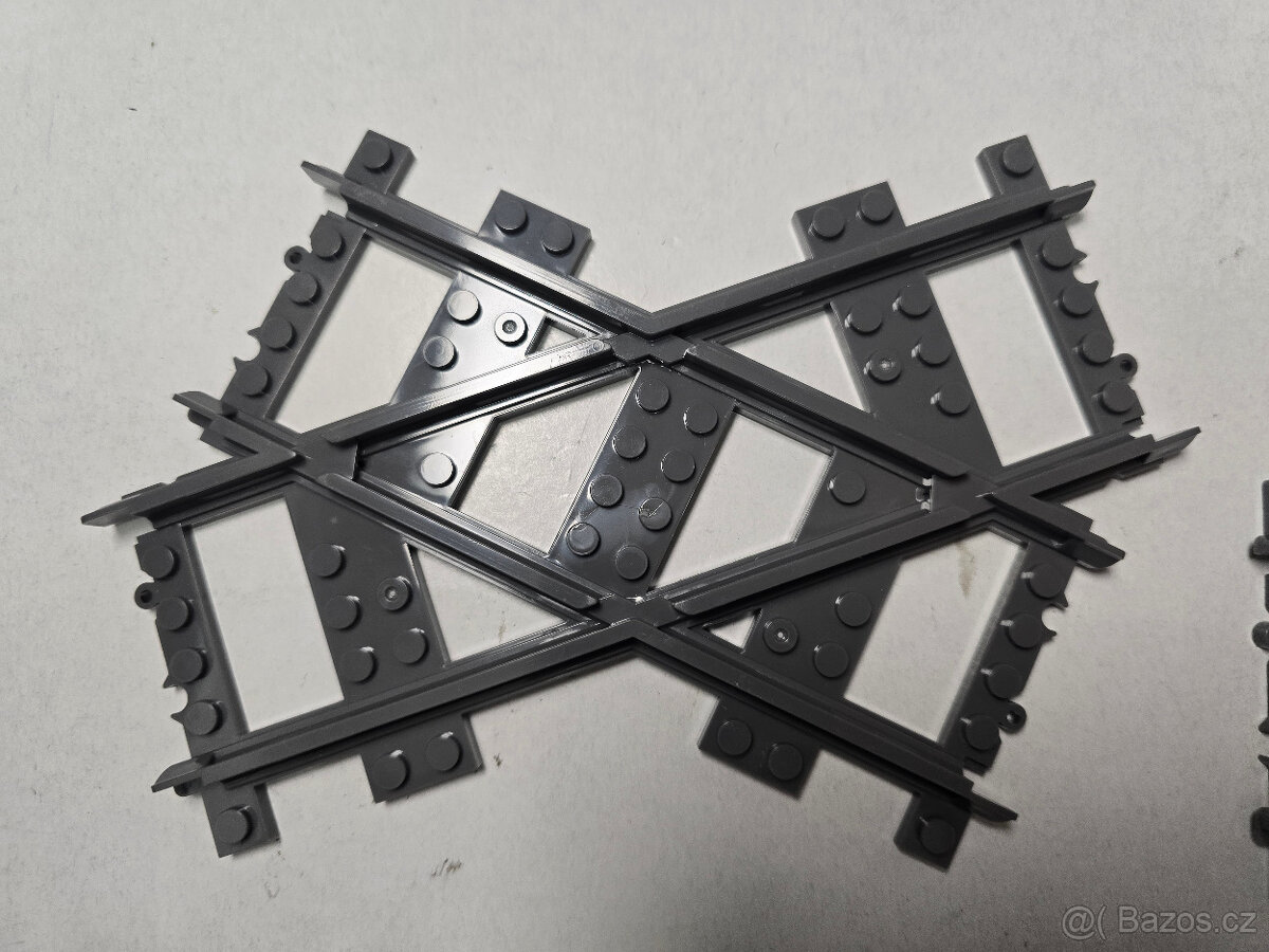 City koleje (náhrada) rovinky, zatáčky, vyhybky 104kusů - 10