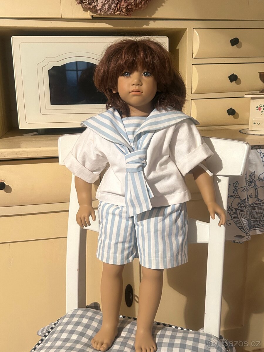 Sběratelská panenka Annette Himstedt Enzo, 65 cm - 10