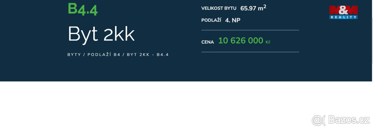 Prodej, byt 2+kk, 66 m2, Střížkov - 10