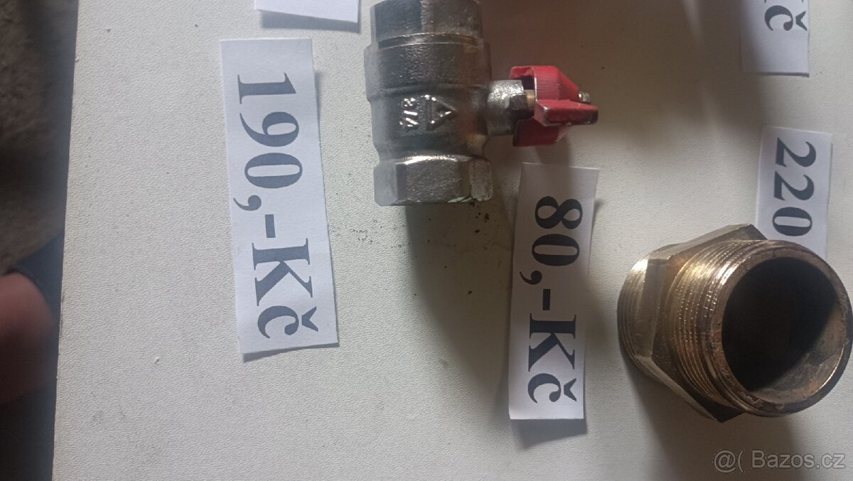 Mosazné ventily na vodu. - 10