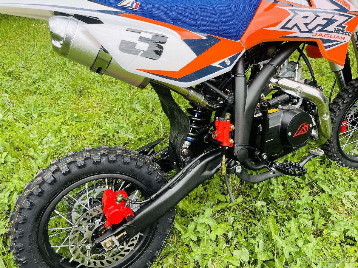 Pitbike Leramotors Jaguar 125ccm, kola 17/14, orange - 10