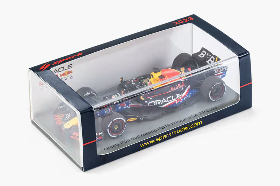 Max Verstappen 2023 Red Bull RB19 USA Austin F1 model 1:43 - 10