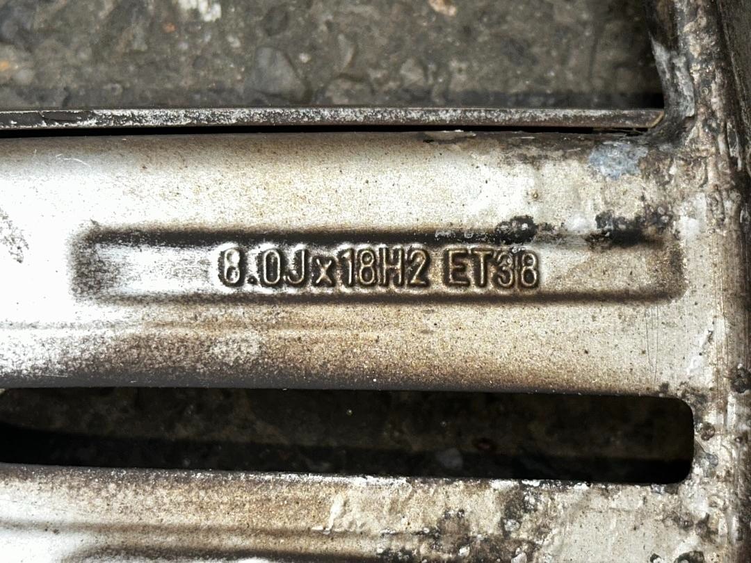 Original ALU kola Audi 18" 8J ET38 zimní pneu 225/55/R18 - 10