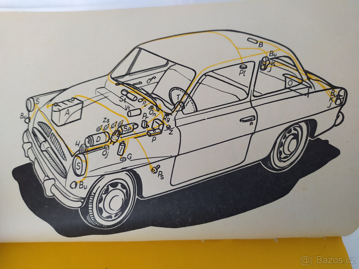 SCHEMATA ELEKTRICKÉHO. ZAP. OS. AUT. I., 1968 - 10