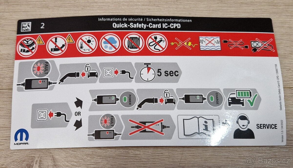 Nabíječka elektromobilu 3,7 kW NOVÁ - 10