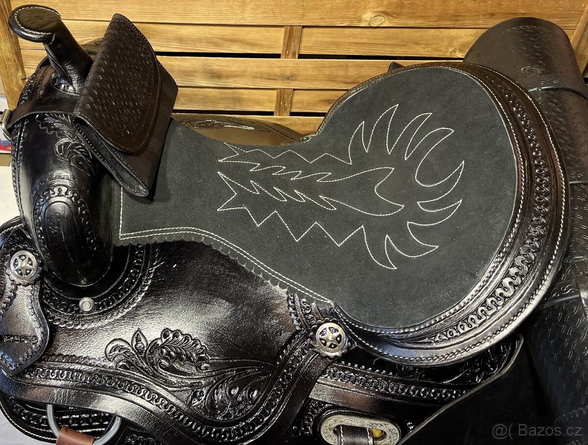 Kožené pouzdro na mobil k westernovému sedlu - 10