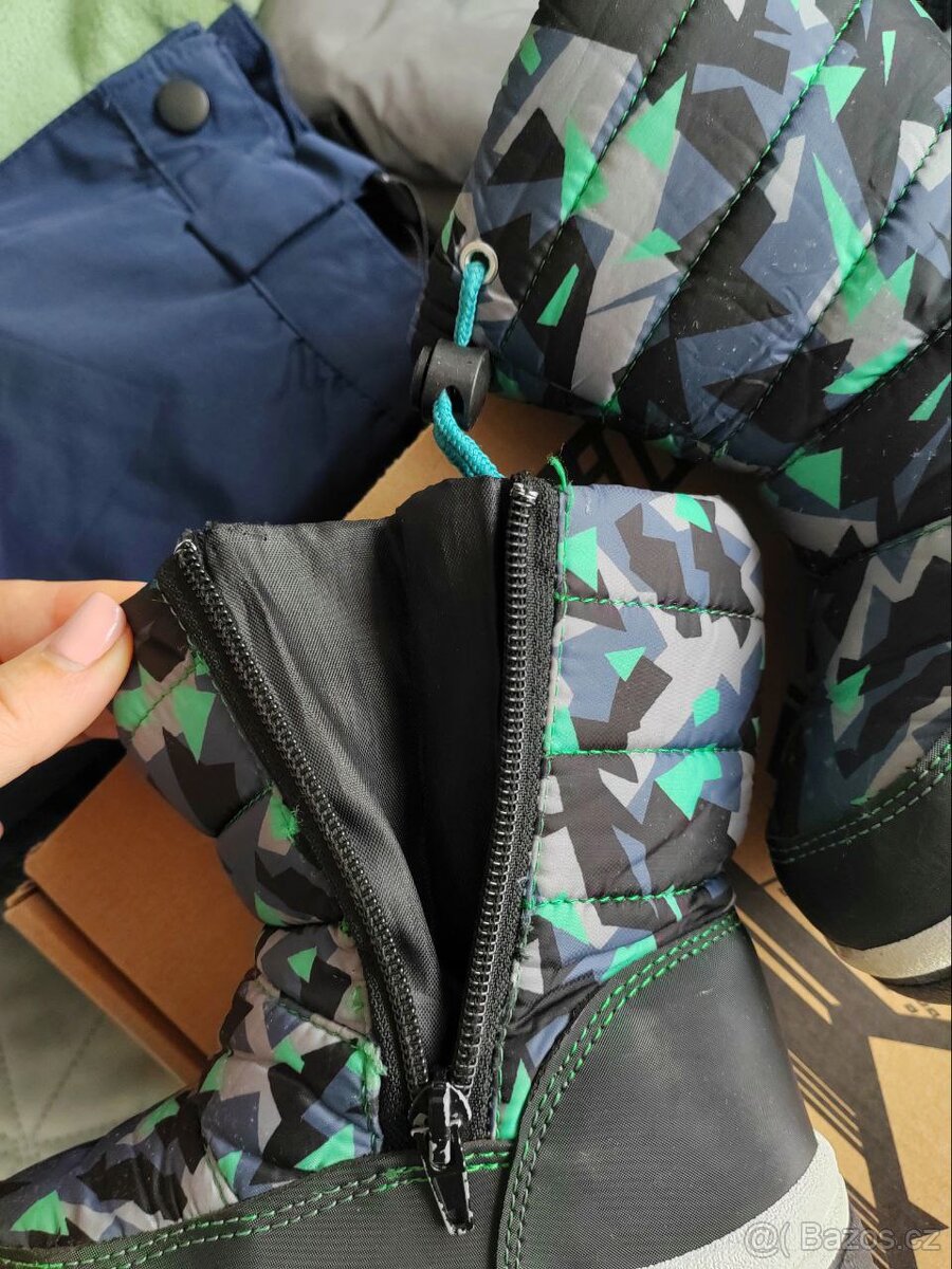 Zimní komplet Lupilu bunda+lyžařské kalhoty a boty vel.27 - 10