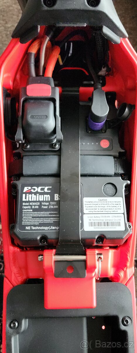 NOVÝ ELEKTRO MOTO BIKE THRONE SPRNT X3 72V 13,6K jako Talar - 10