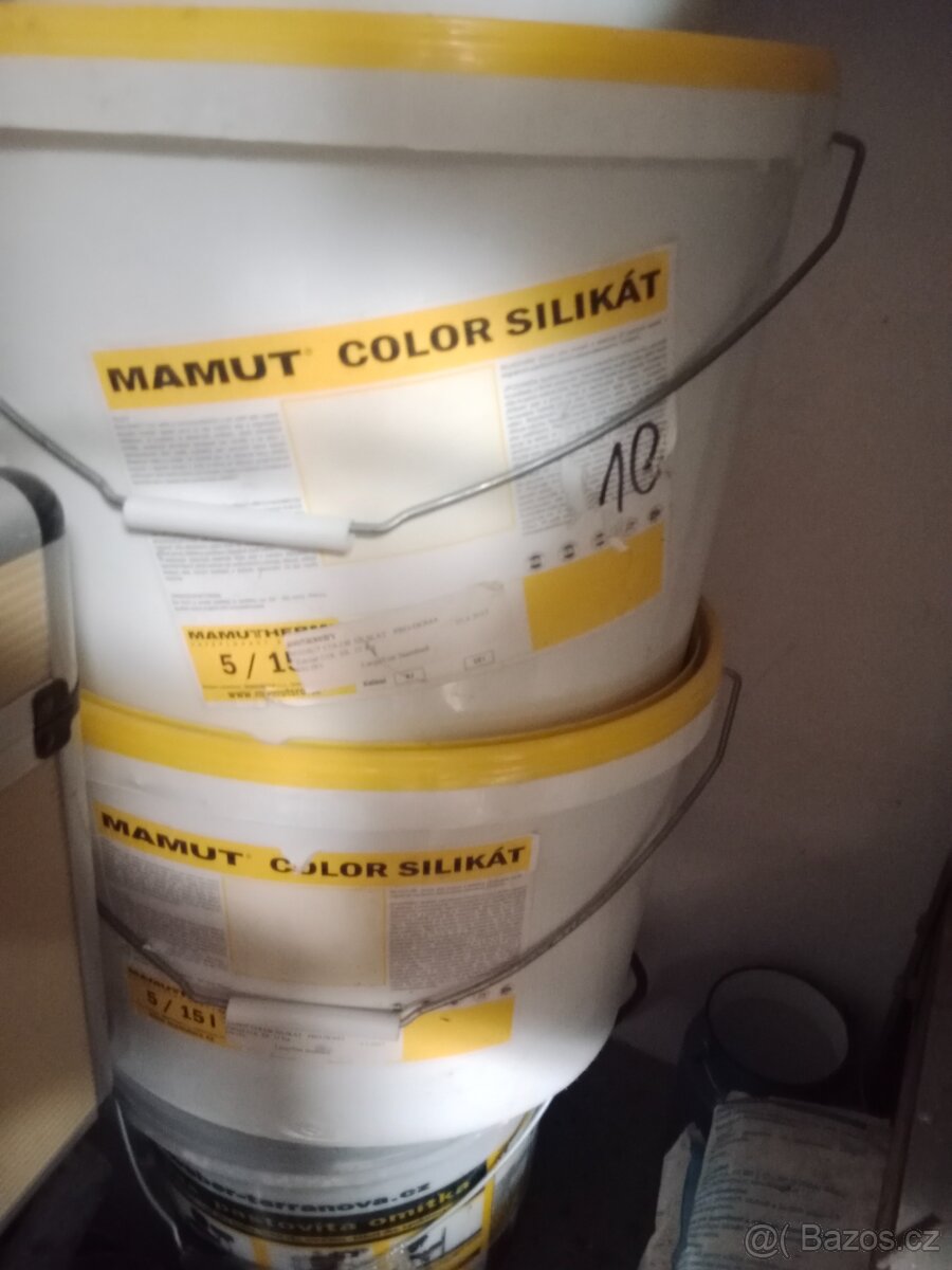 Silikonové omítky různých barev - 10