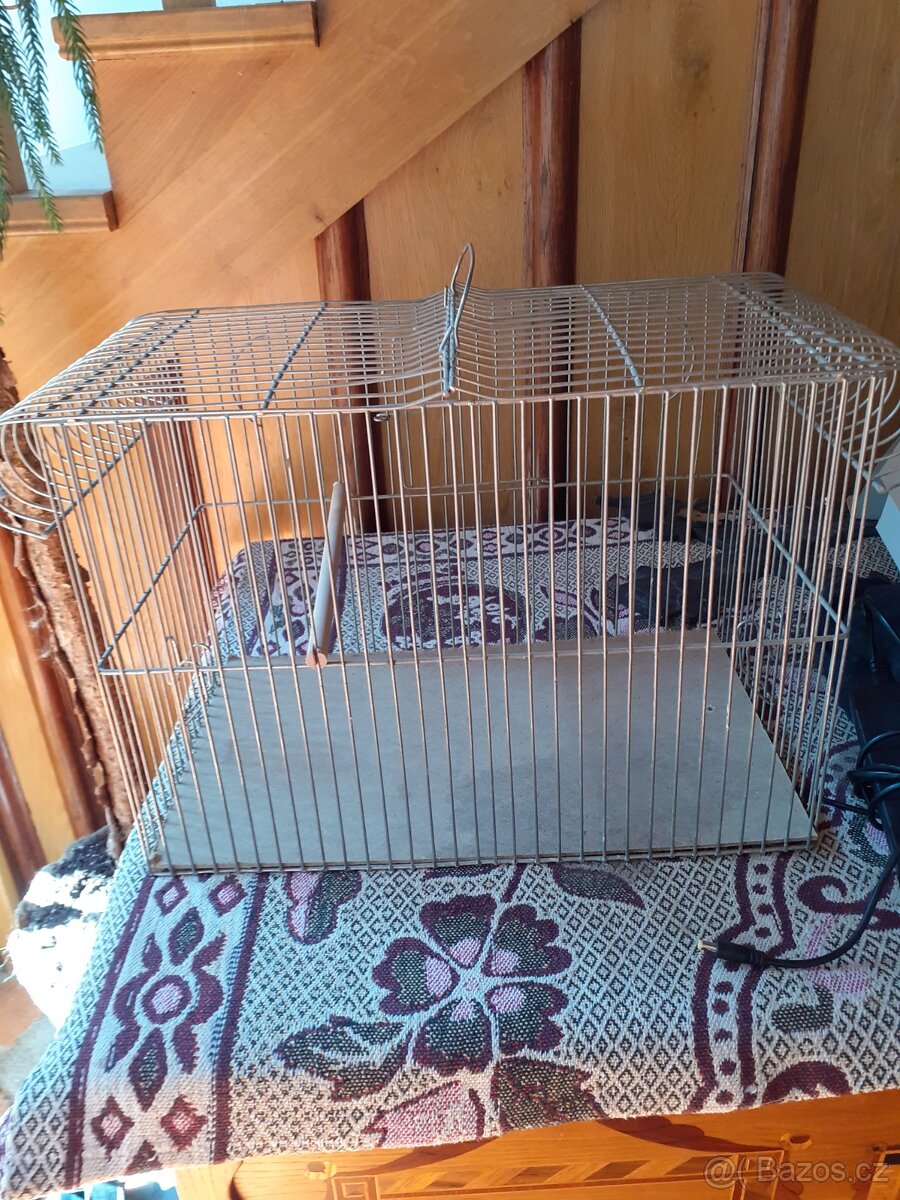 Velká voliera pro papoušky, malá klec - 10