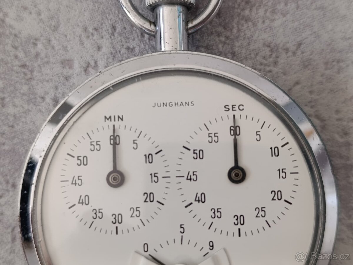 Zajímavé staré německé kapesní stopky Junghans /zaslani 60.- - 10