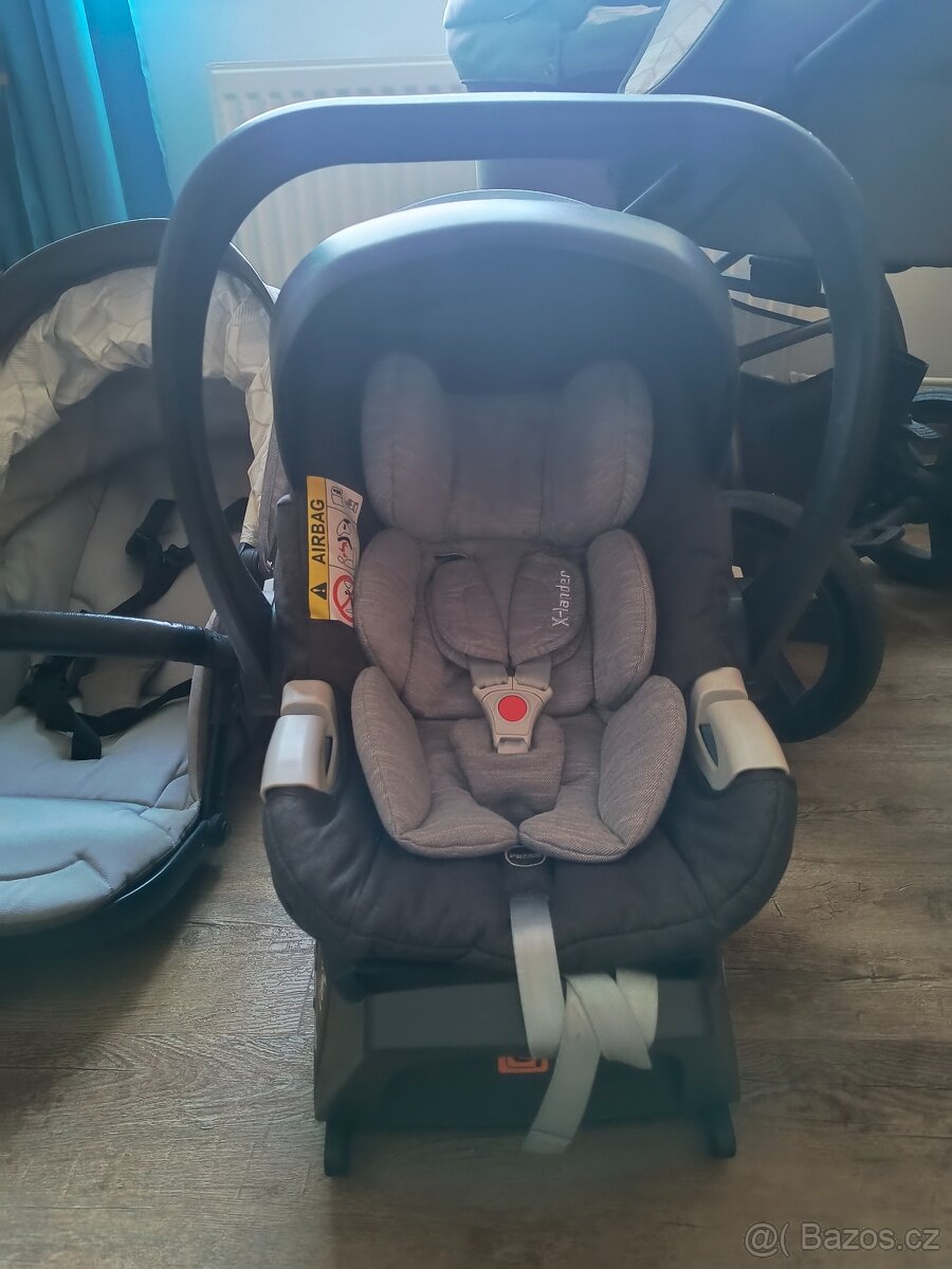 Kočárek X-LANDER Set 3v1 Evening Grey Isofix X-Move - 10