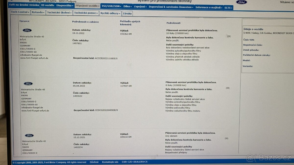 Smax 2.0Ecoblue 2019 Vadný Automat - 10