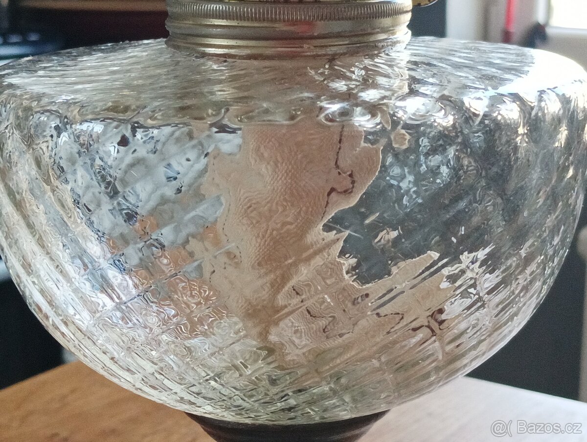 STAROŽITNÁ PETROLEJKA VE STYLU ART NOUVEAU, FRANCIE, 1900 - 10