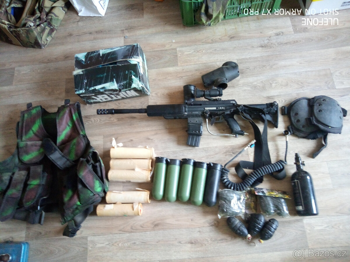 Paintball zbran s vybavením - 10