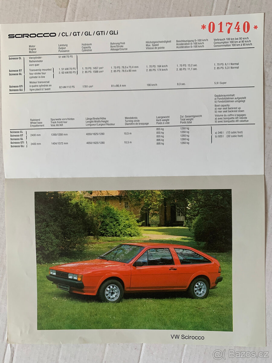 Staré prospekty Volkswagen z let 1968-1979 - 10