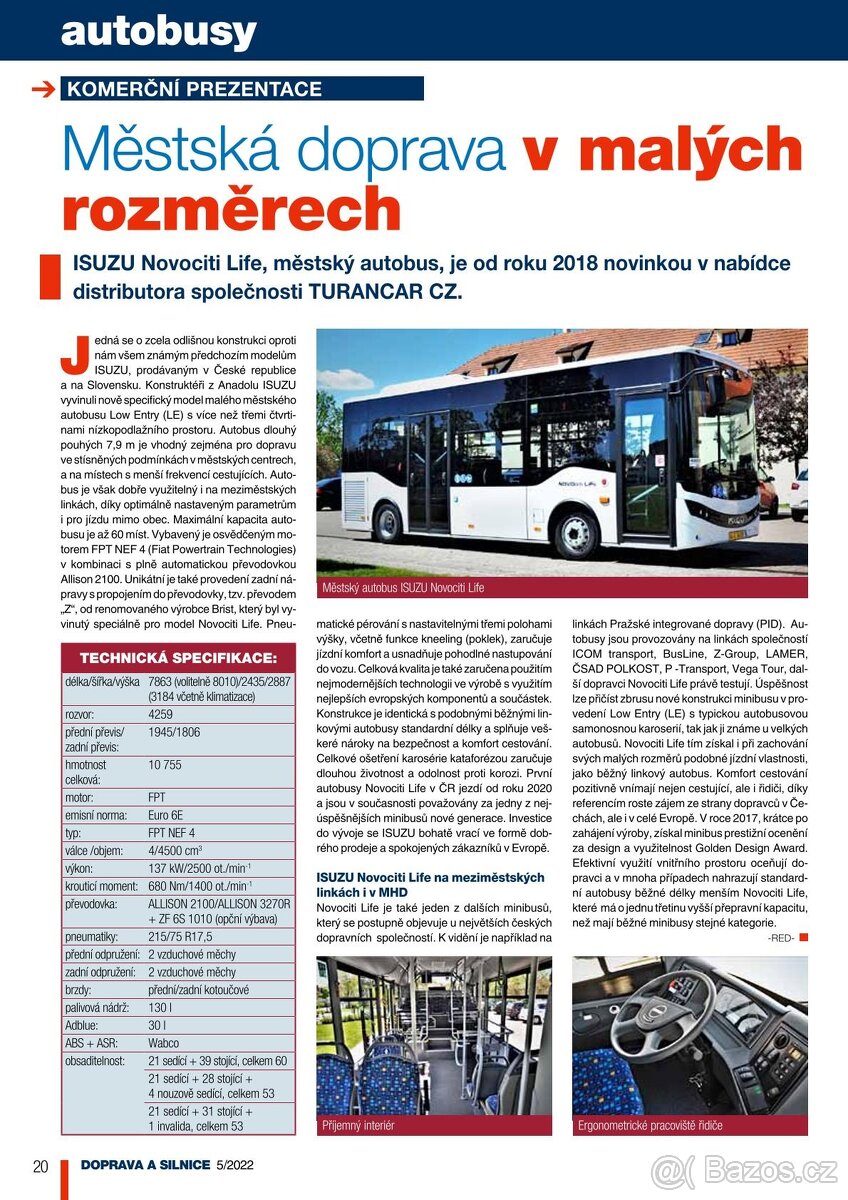 ISUZU NOVO CITI LIFE 8M LF E6E FPT - 10