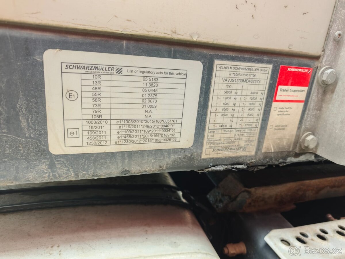 PLACHTOVÝ NÁVĚS SCHWARZMULLER SPA 3/E LOWDECK - 10