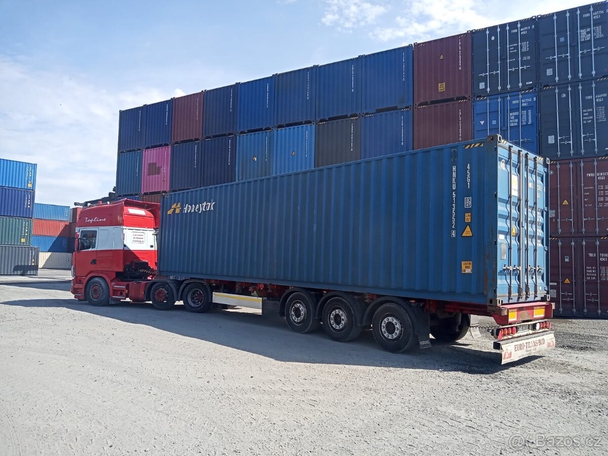 Nový lodní kontejner rv 2024 one way dv 20“ HC 40" - 10