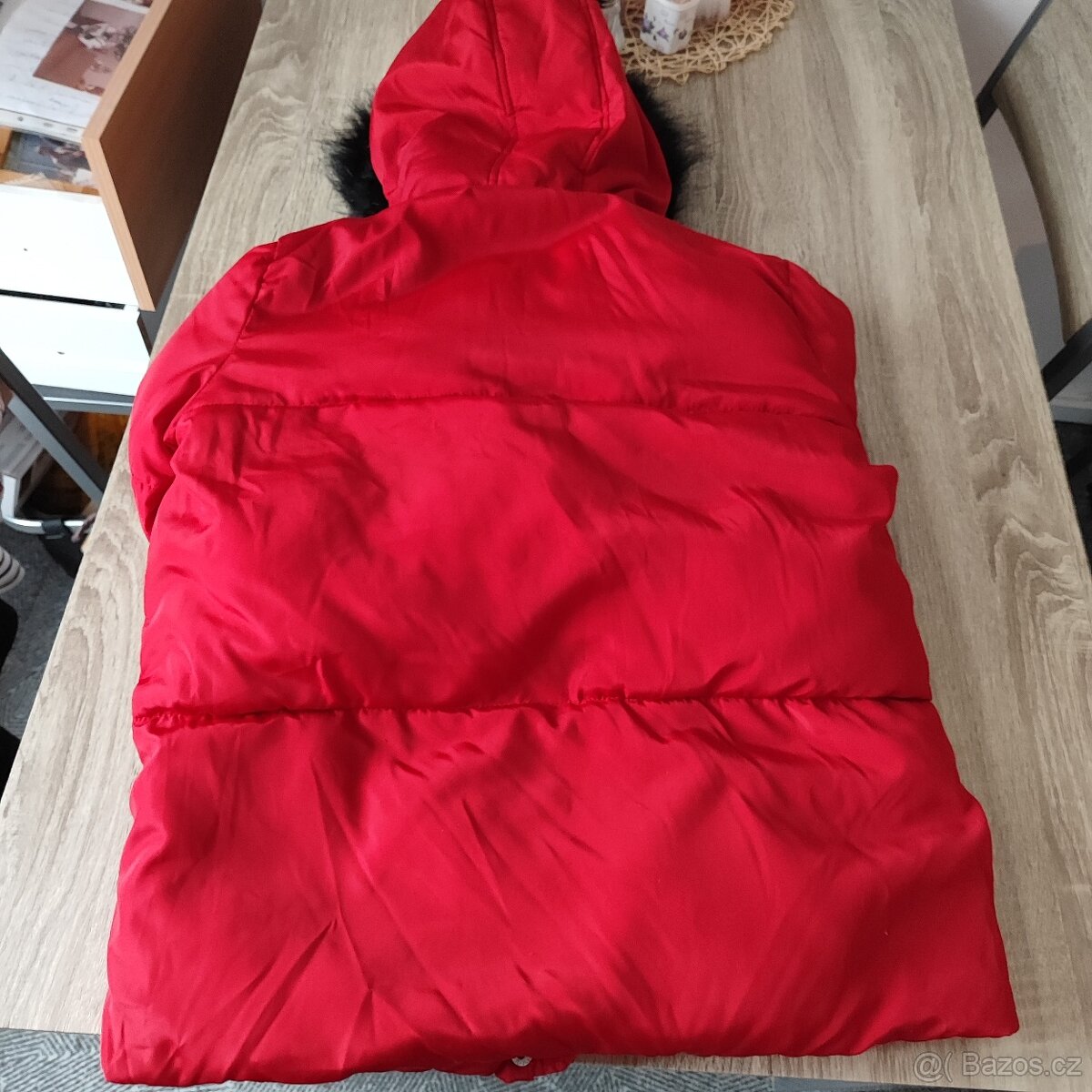 Krásná červená zimní bunda F-F vel. 152 - 10