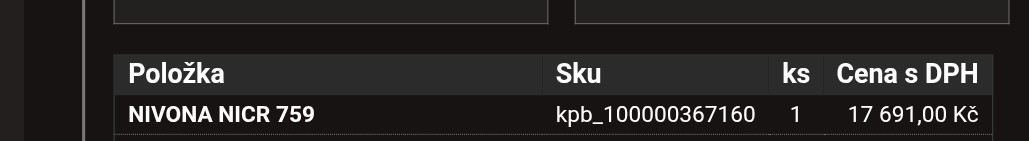 Kávovar Nivona - 10