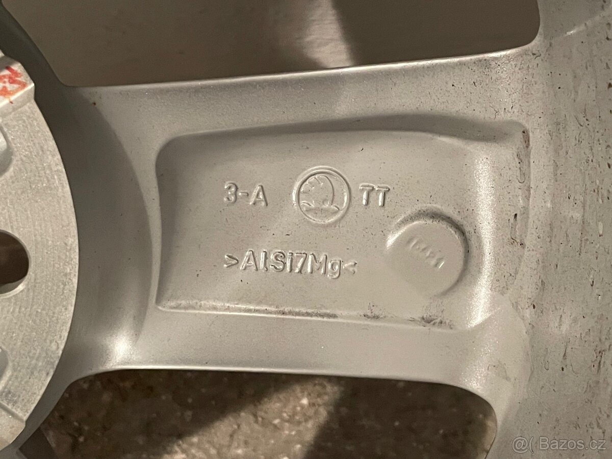 ŠKODA RATIKON letní sada R17 5x112 TOP STAV - 10