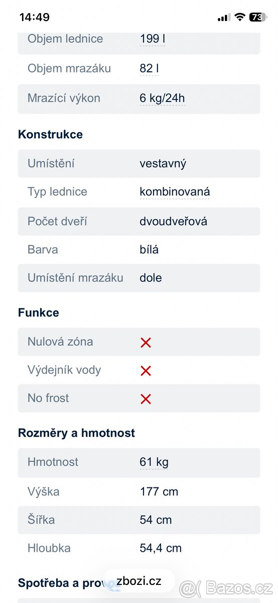 Vestavná lednice Liebherre icus 3314 vomfort - 10