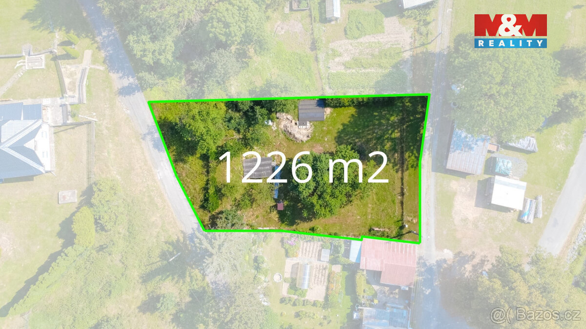 Prodej pozemku k bydlení, 1226 m², Město Libavá, ul. Jaselsk - 10
