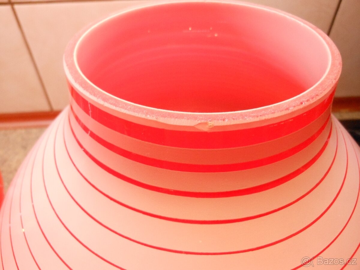 RETRO SKLENĚNÁ LAMPA - 10