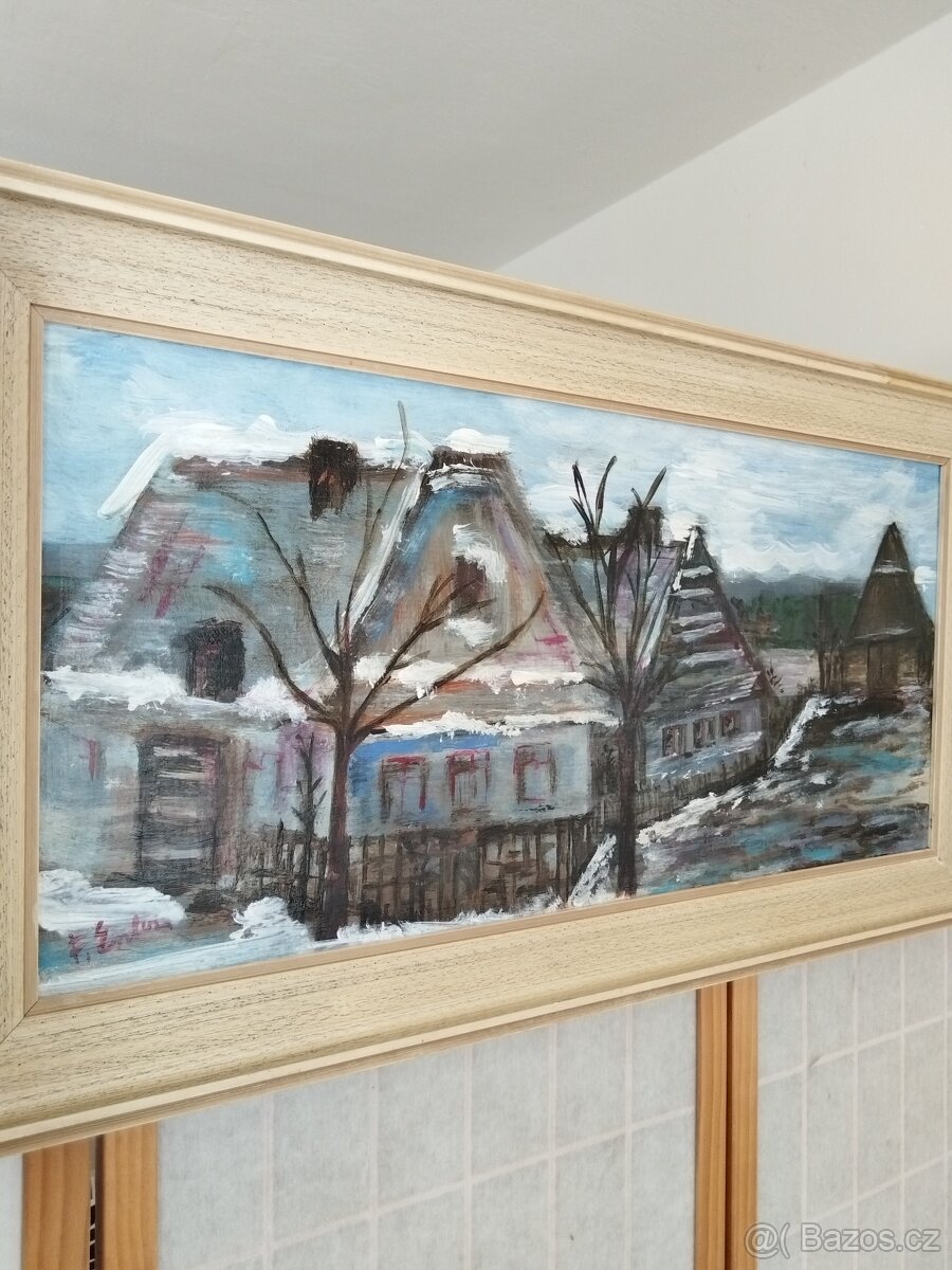 obraz JARNÍ TÁNÍ, olej, sign. František EMLER - 10