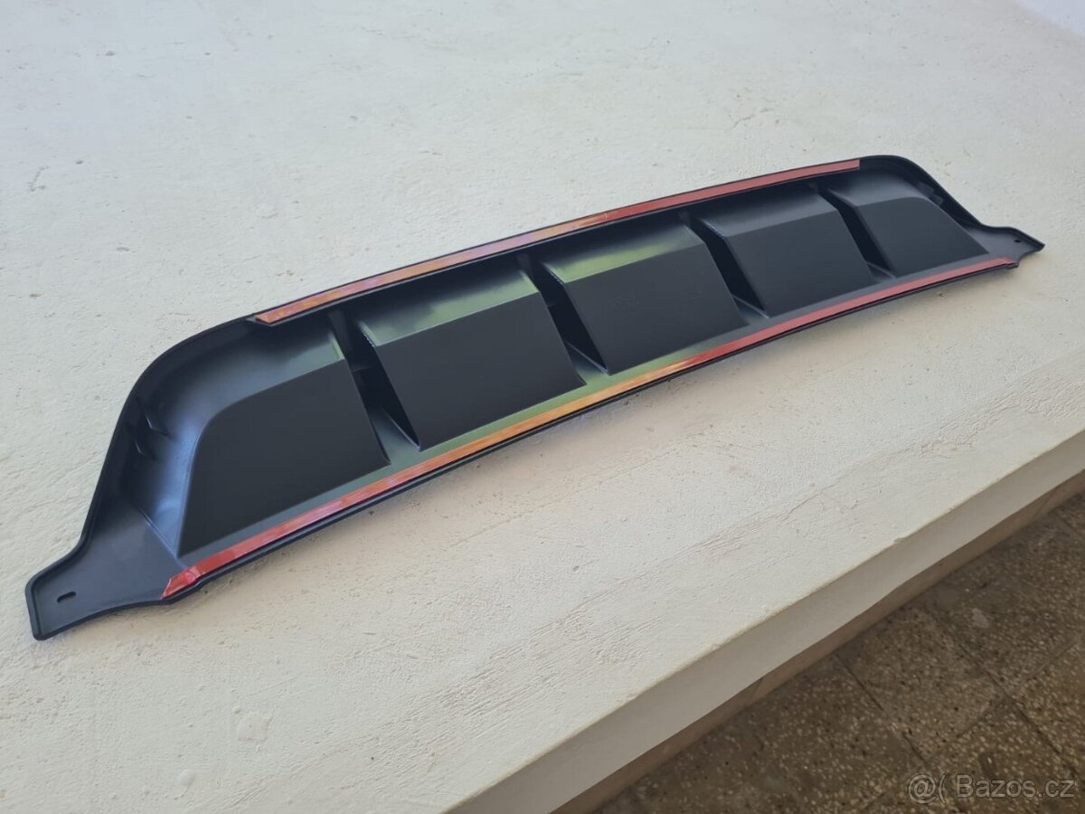 Športový difuzor na zadný nárazník pre VOLKSWAGEN - 10