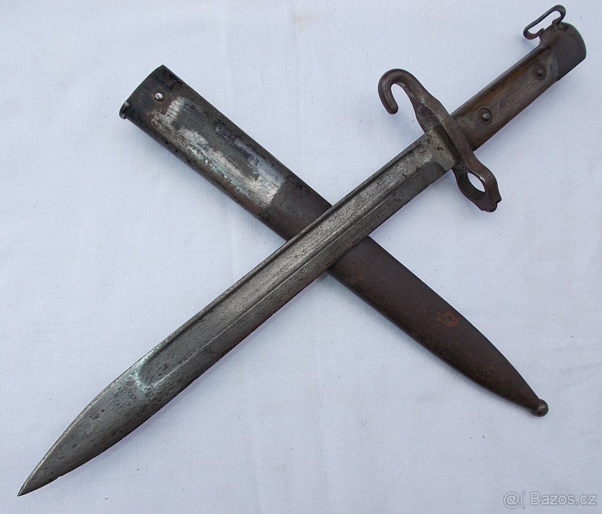 R.U. bodák, bajonet Mannlicher M95 s muškou. - 10