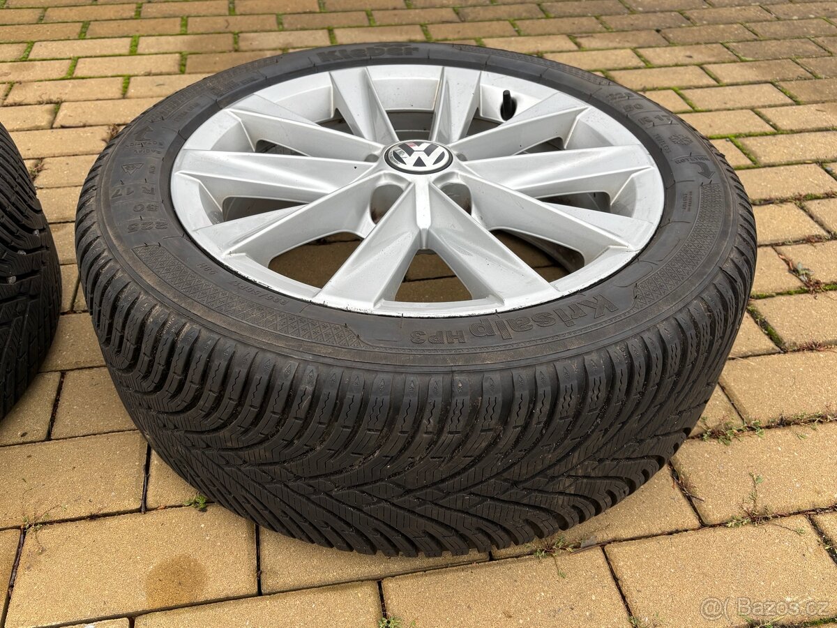 Originál ALU kola VW R17 zimní pneu 225/50 R17 - 10