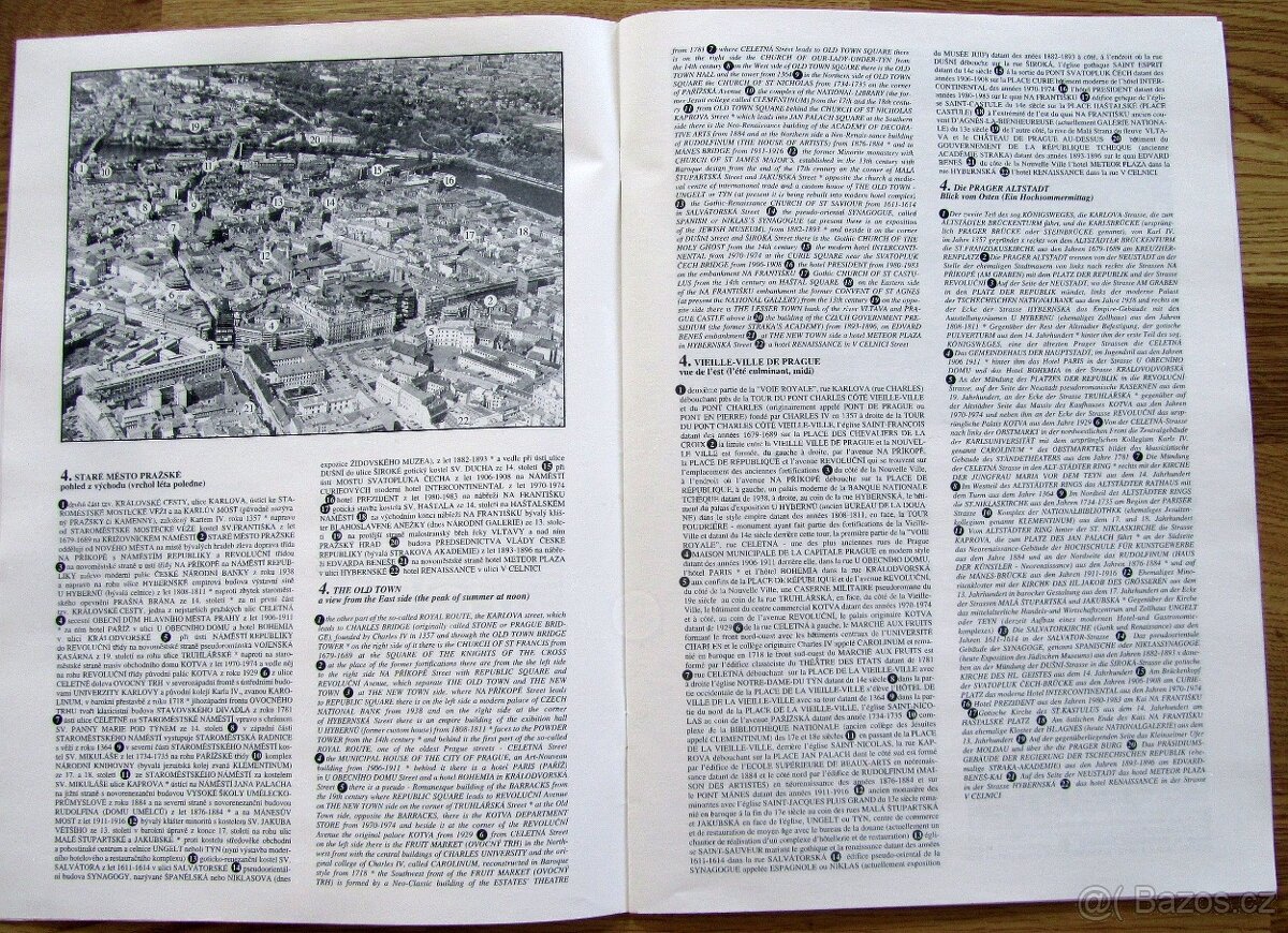 Praha – fotografie z letadla, sběratelská sada 15 kusů. - 10