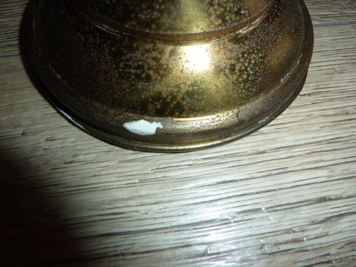 Starožitný lustr - sklo - 10