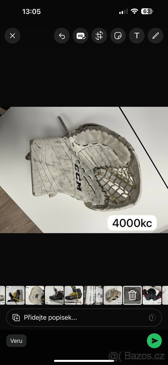 Hokejová Brankářská výstroj - 10