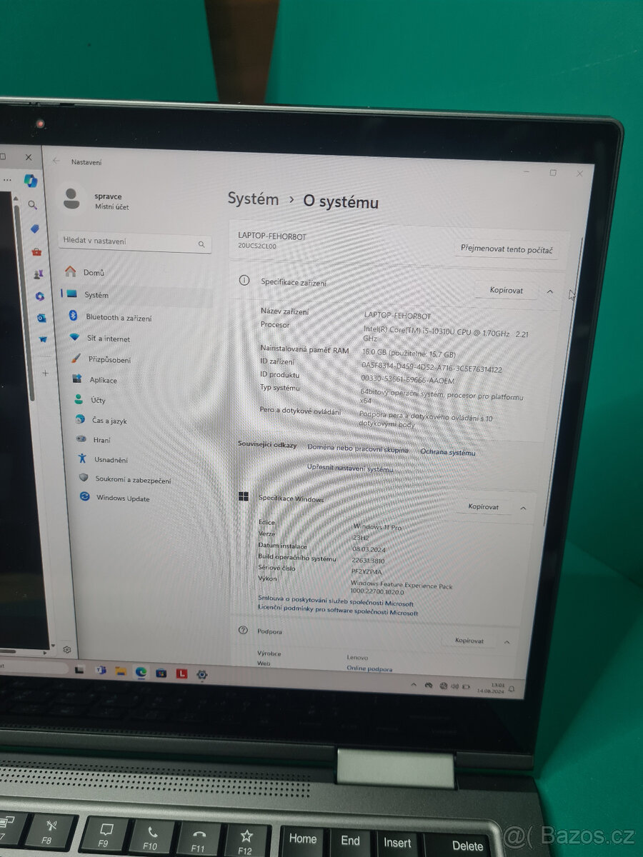 Lenovo ThinkPad x1 YOGA g5 i5-10310u 16/512GB√FHD√1r.z.√DPH - 10