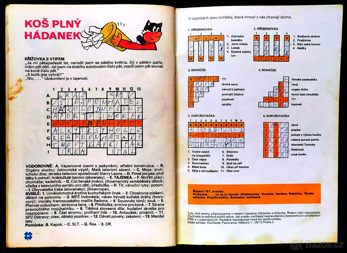 ČTYŘLÍSTEK č. 158/1988 VLAK DO OKLAHOMY - 10