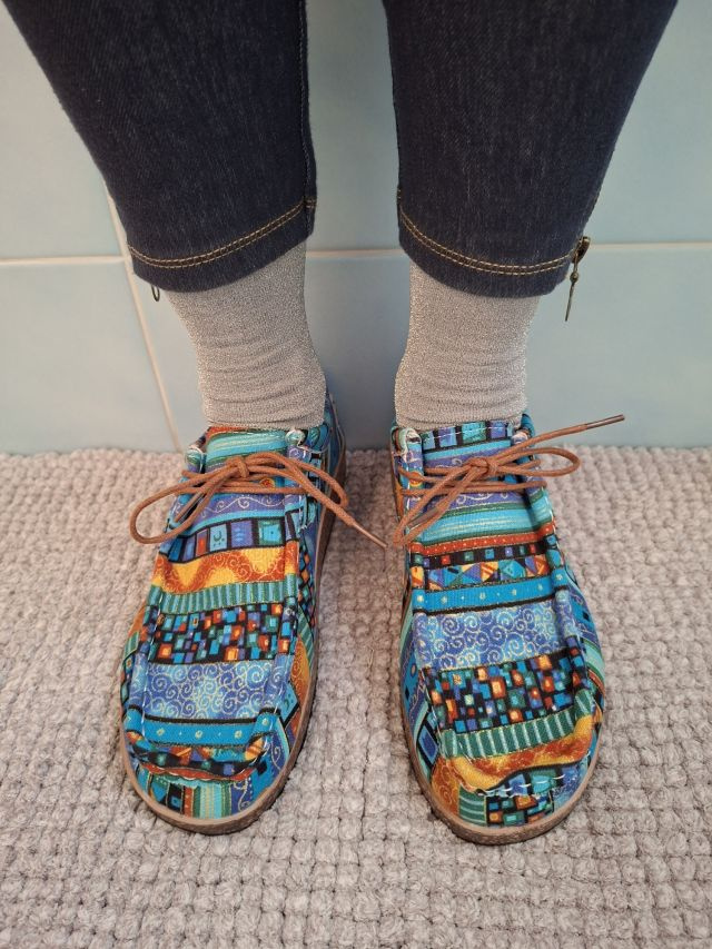 Mokasíny design patchwork č. 40 (fakticky 39) - 10