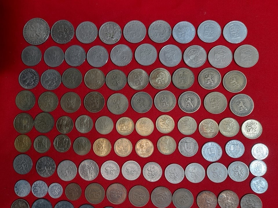 ČSR mince 191 Kusů - Žádný stejný rok - 10